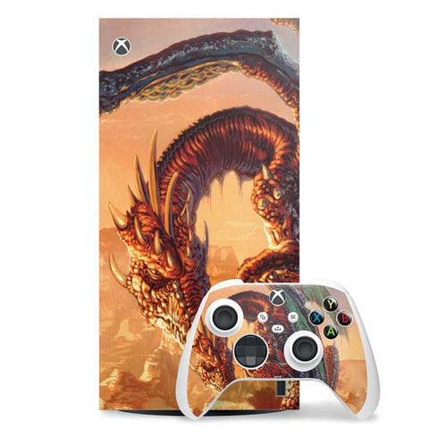 Bravery Misplaced Dragon and Knight by Ed Beard Jr Xbox Series X Skins